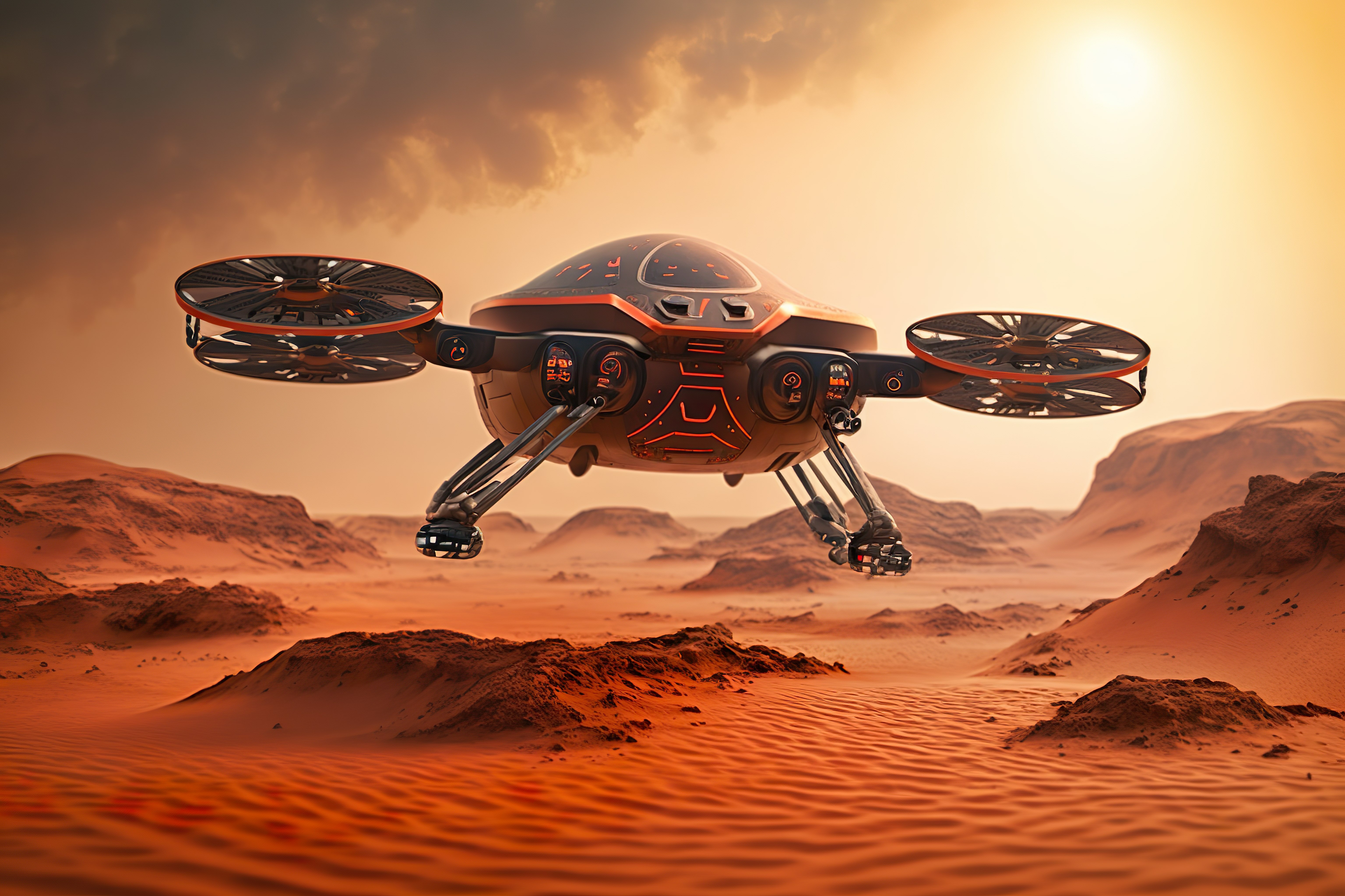 M.A.R.S : Martian Aerial Reconnaissance Simulation (Launching Soon!) Background Photo